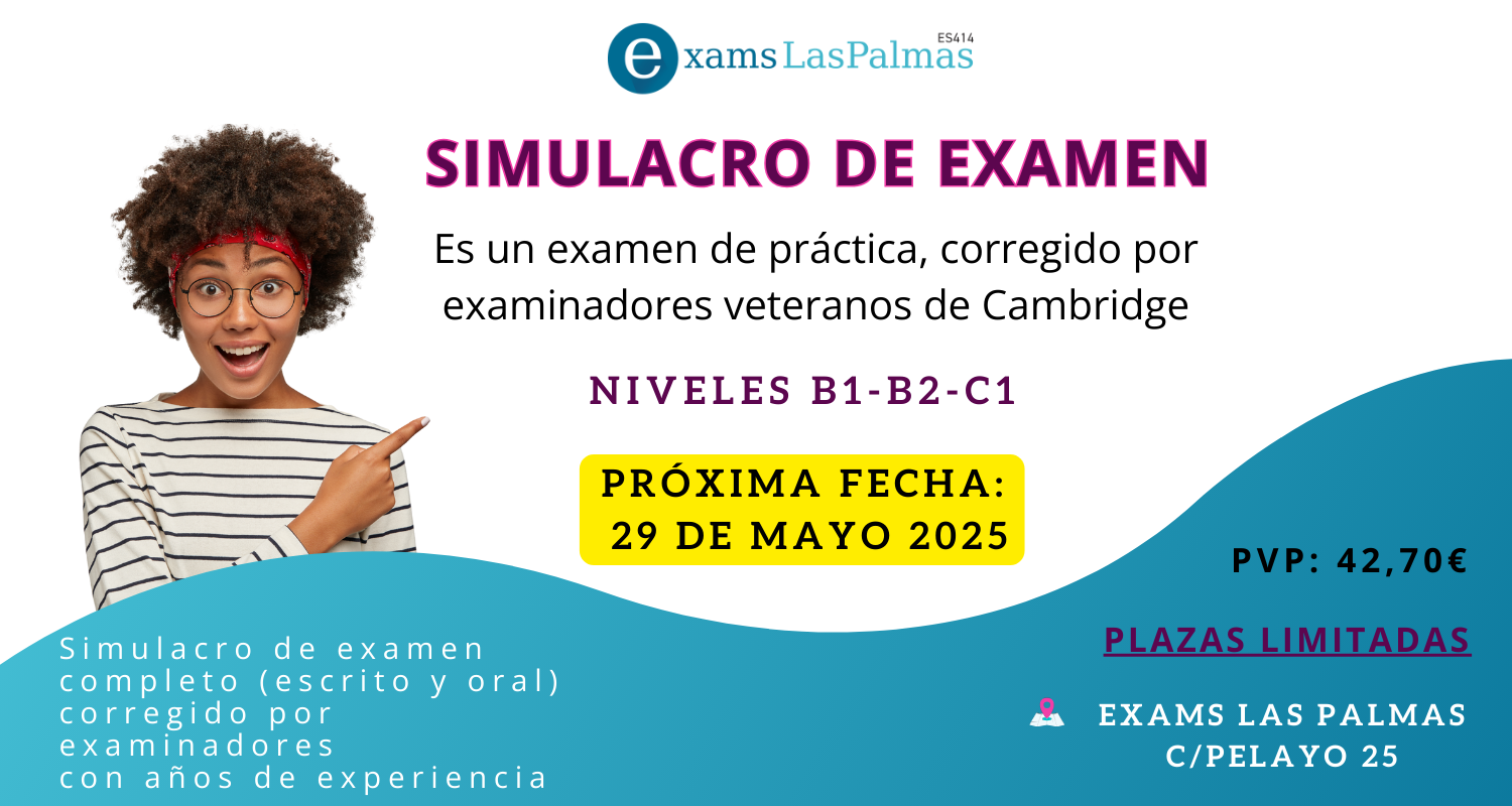 Exámenes Cambridge en Las Palmas